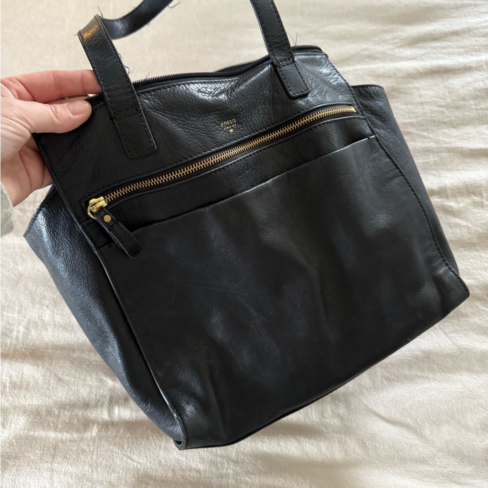 Leather Fossil Tote